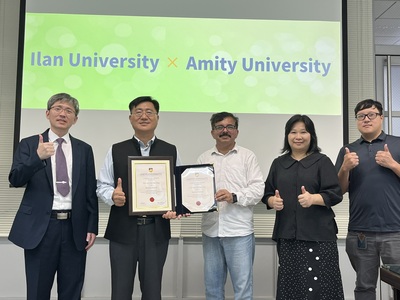 2025-8-26 印度姐妹校Amity University，Prof. Atul Thakur參訪