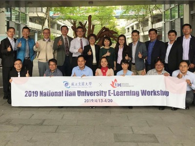 2019-04-15越南胡志明工業大學教師參加本校數位學習工作坊