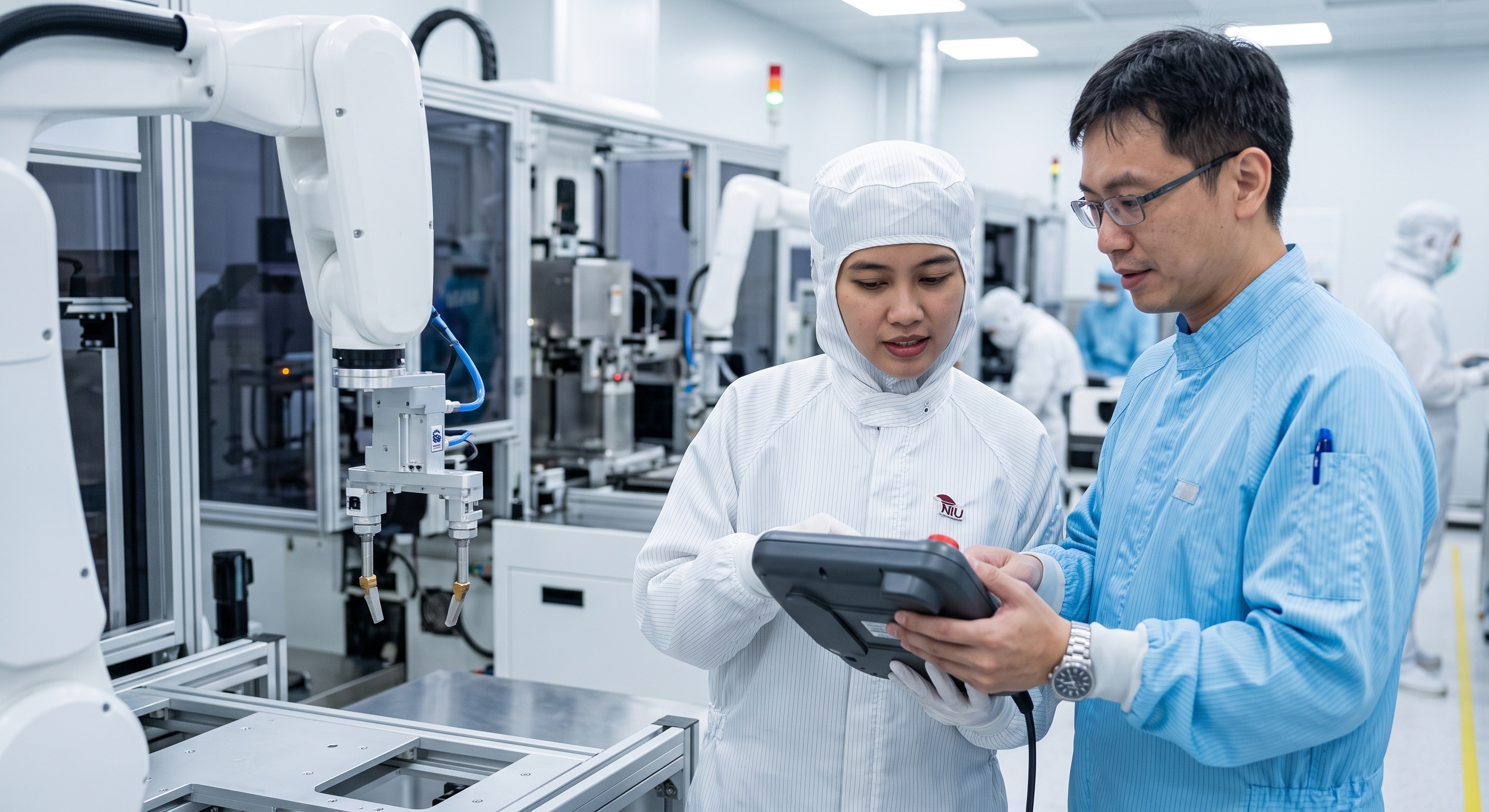 Smart manufacturing and cleanroom robotics at NIU