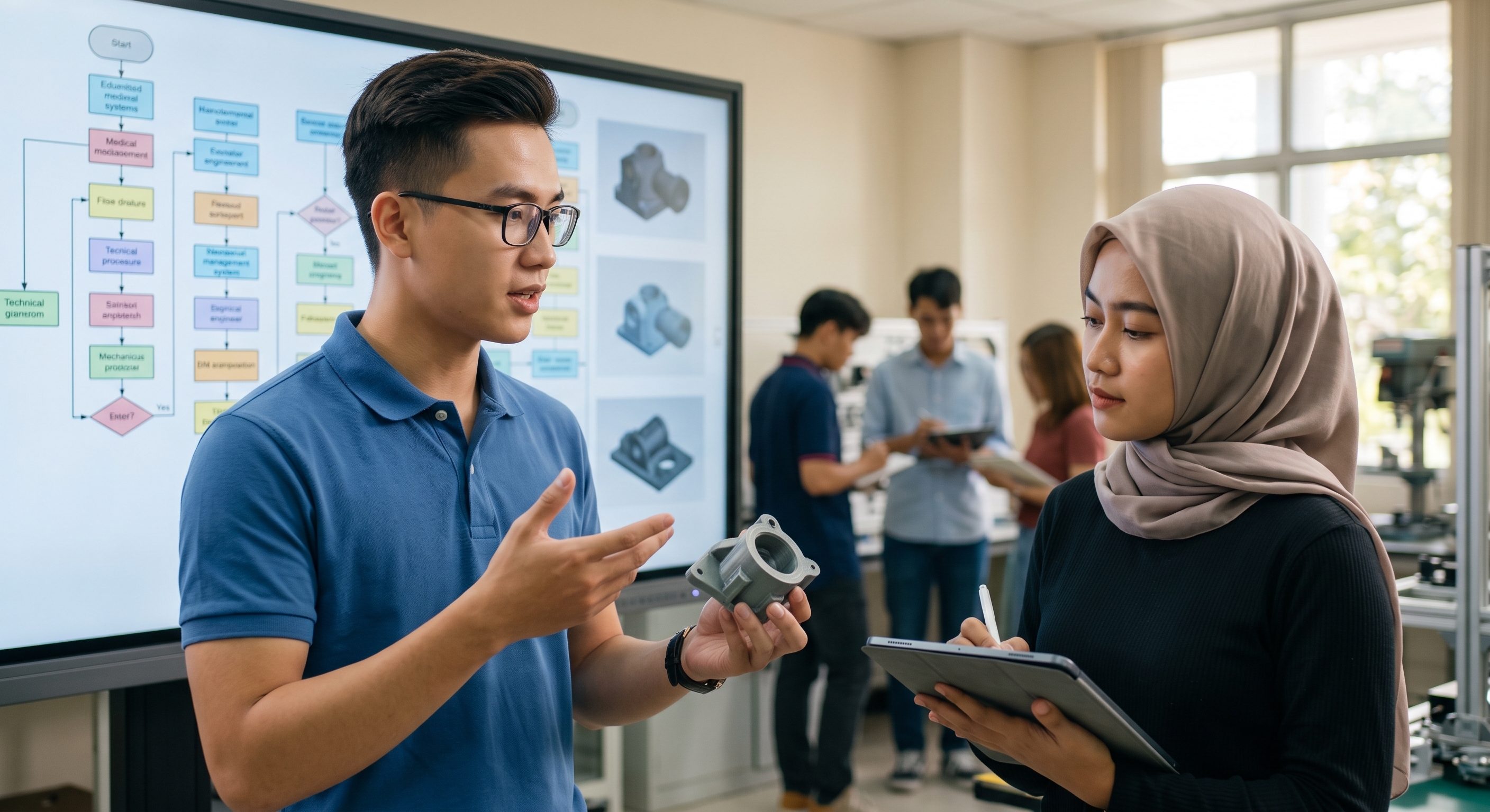 Engineering design discussion at National Ilan University